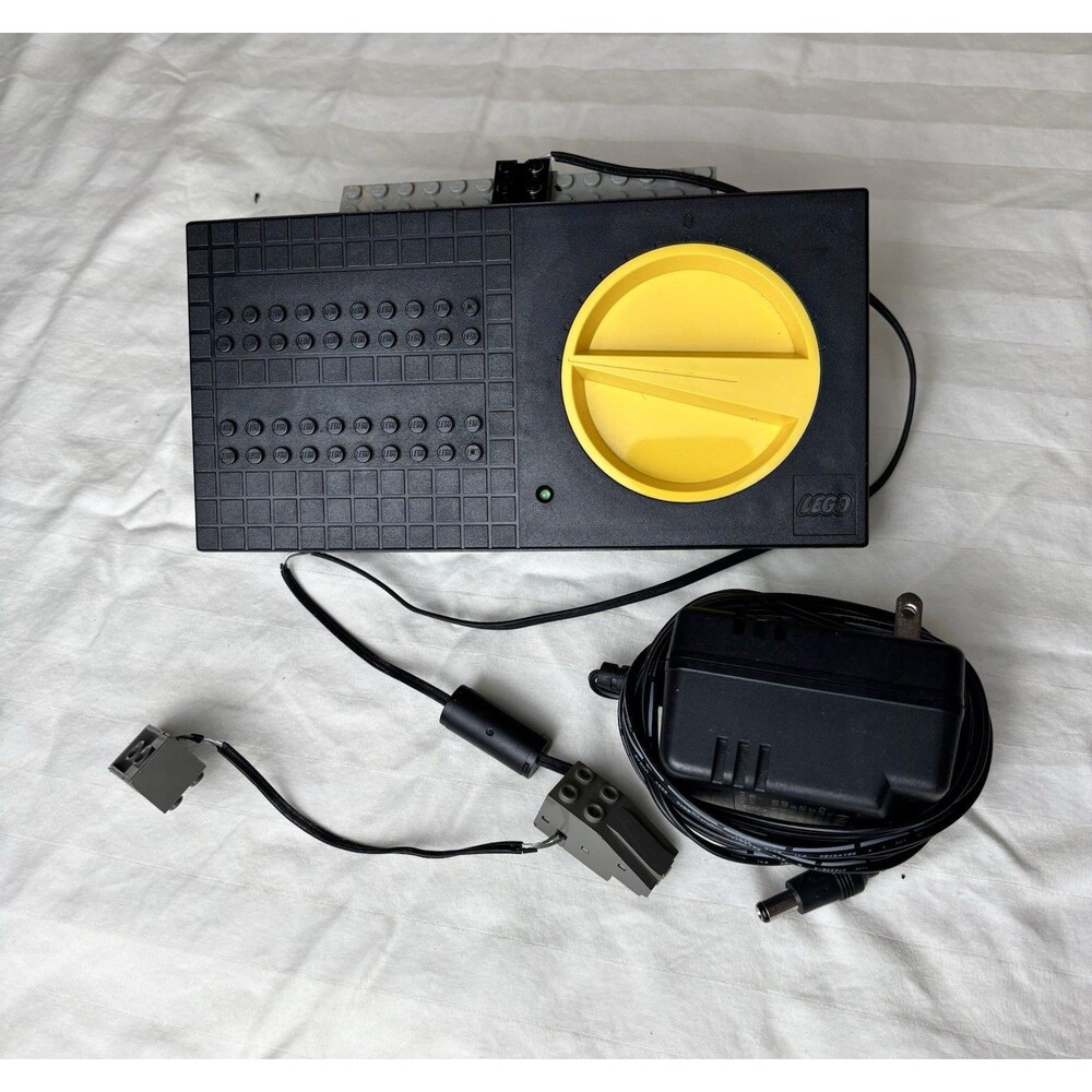 LEGO 9V Train 4548 Speed Regulator Controller + Power Adaptor
